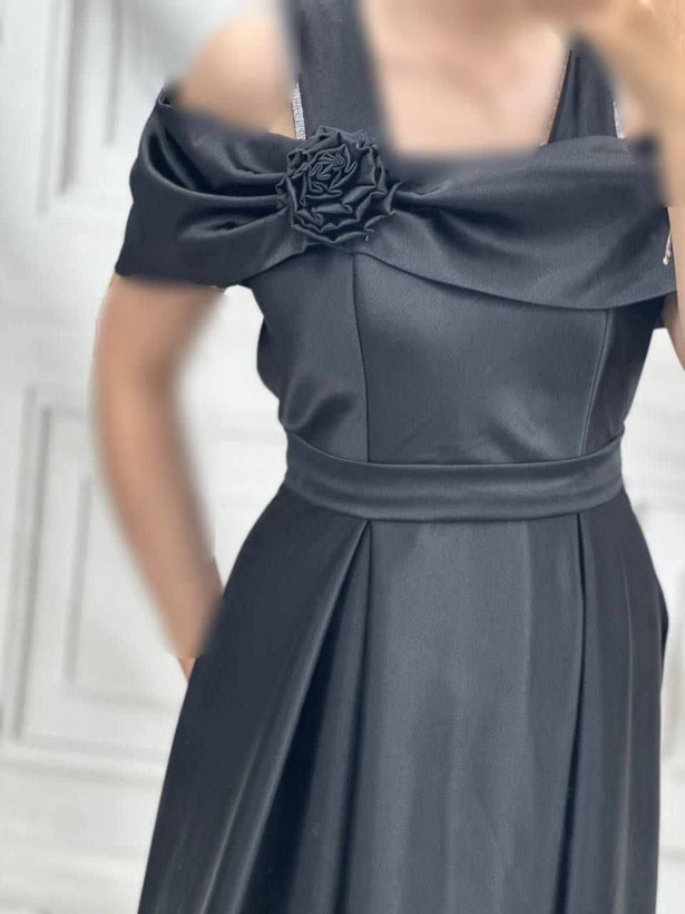 لباس مجلسی و شب ماکسی مدل دنیز ساتن