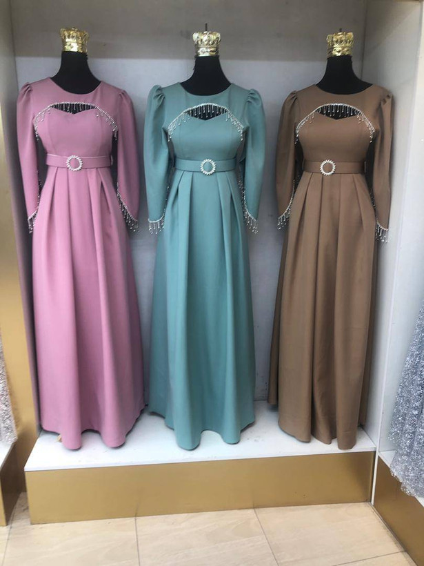 لباس مجلسی و شب ماکسی مدل سارا ٣