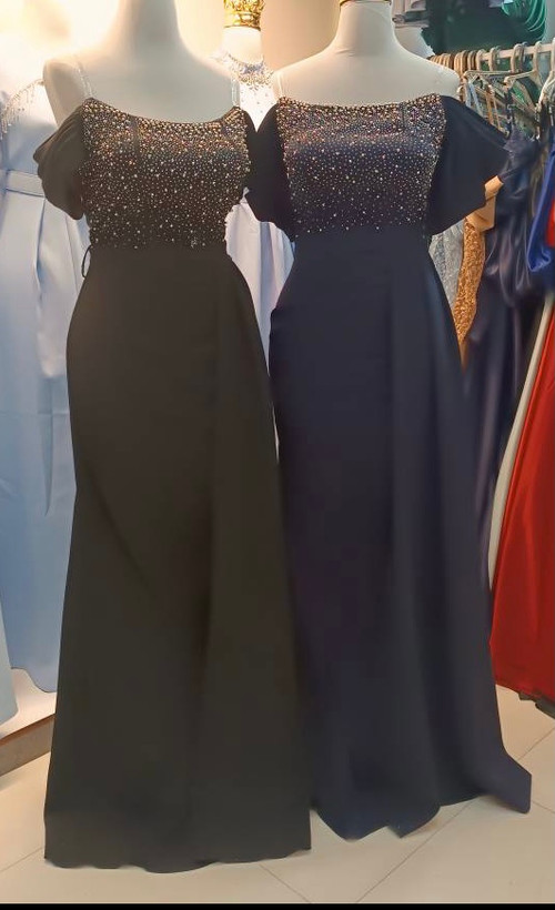 پیراهن مجلسی زنانه و شب ماکسی مدل صدف۲