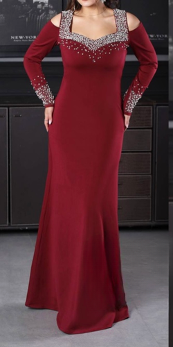 پیراهن زنانه مجلسی و شب ماکسی مدل نگین