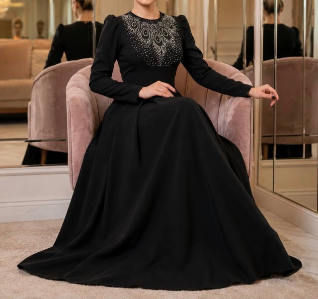 پیراهن زنانه مجلسی و شب ماکسی مدل هلیا