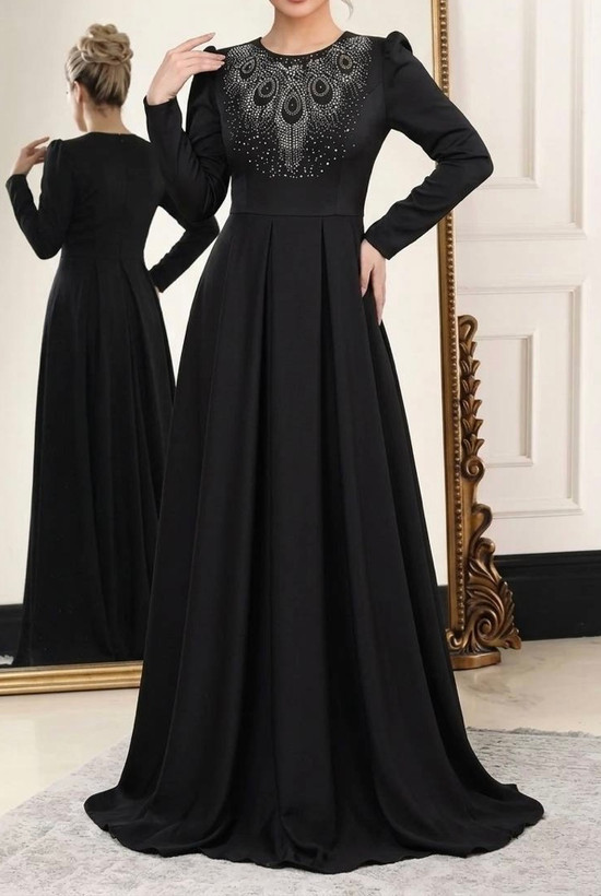 پیراهن زنانه مجلسی و شب ماکسی مدل هلیا
