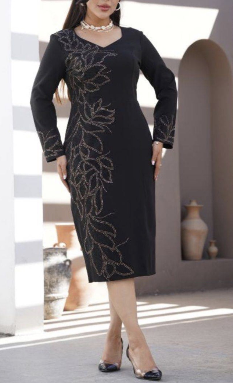 پیراهن مجلسی زنانه و شب ماکسی مدل نازلی سایز بزرگ