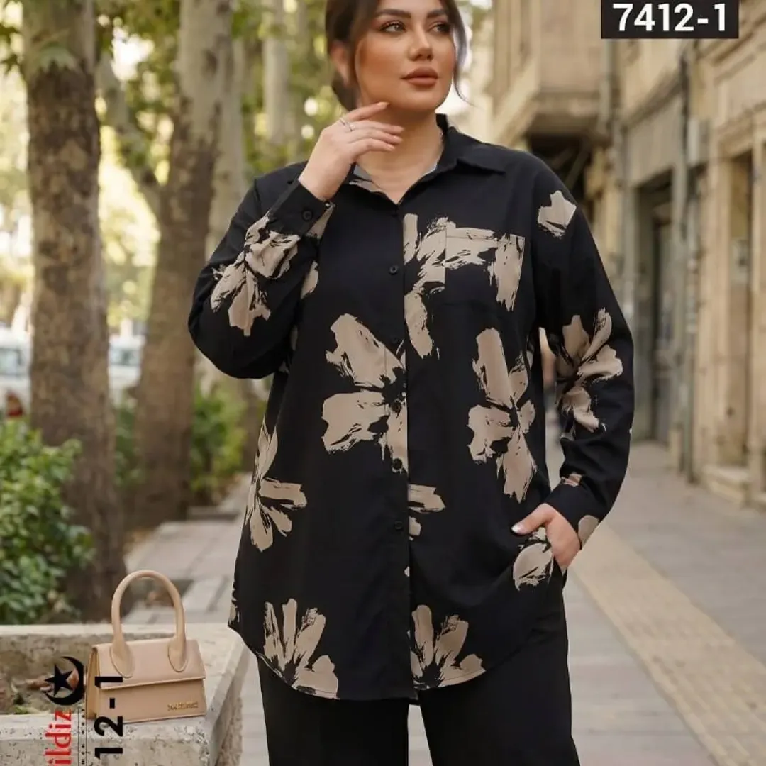 شومیز مجلسی بیگ سایز آییلدیز سایز 42