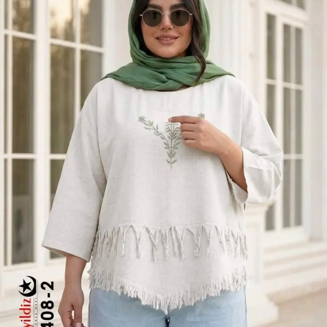 شومیز بیگ سایز آییلدیز5354