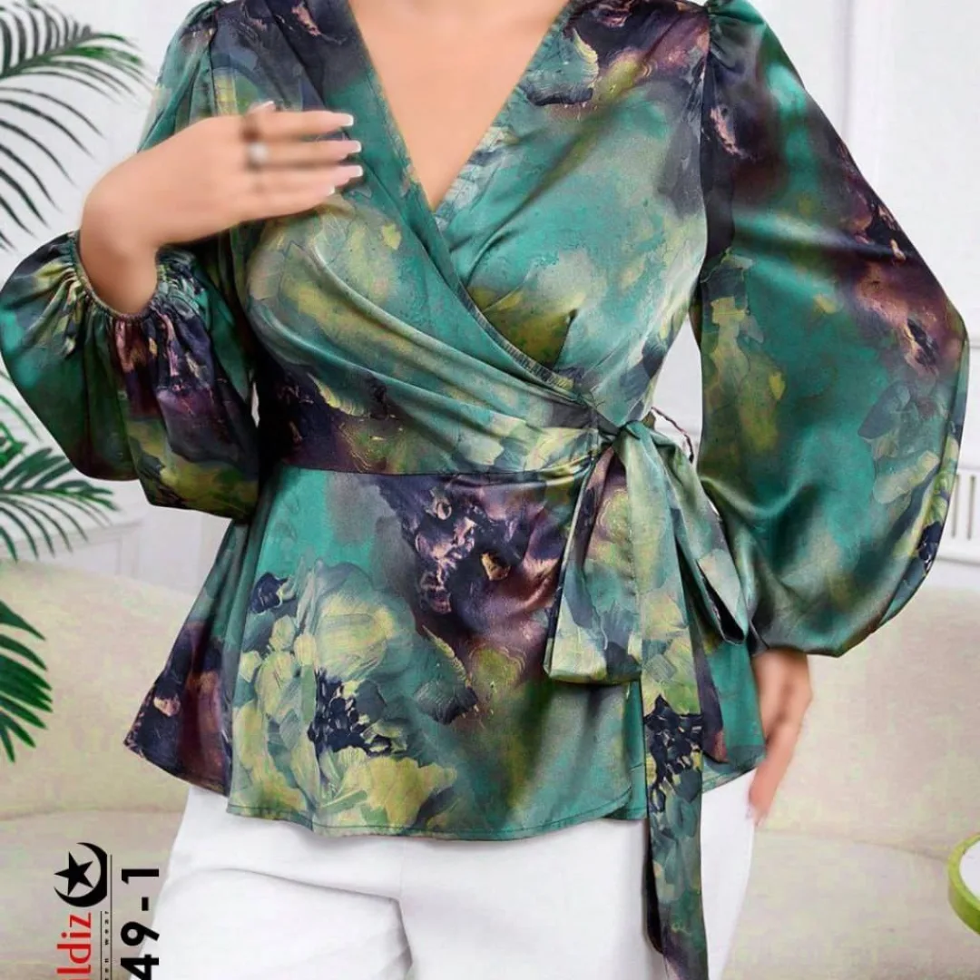 شومیز مجلسی بیگ سایز آییلدیز55