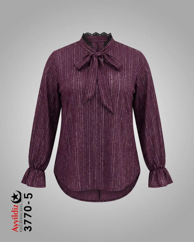 بلوز مجلسی زنانه سایز بزرگ کد 3770