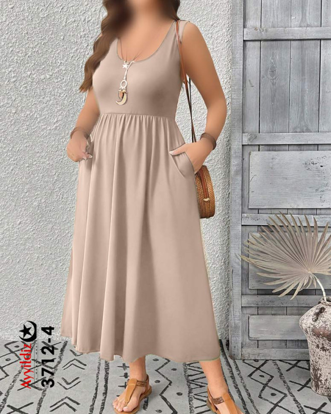 پیراهن / زیر سارافون/ راحتی زنانه سایز بزرگ کد 3712