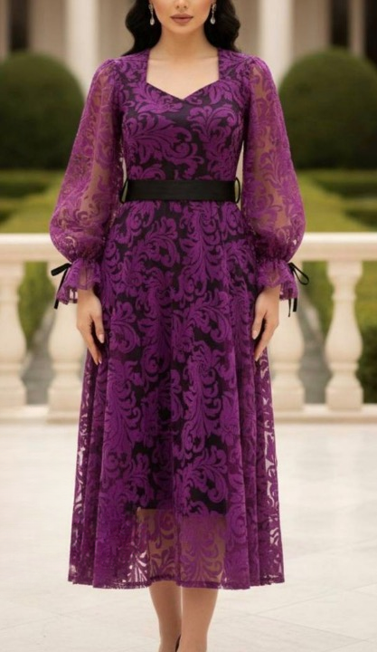 پیراهن زنانه مجلسی و شب میدی مدل یلدا