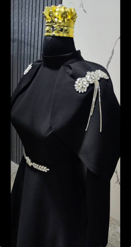 پیراهن زنانه مجلسی و شب ماکسی مدل فرشته تک