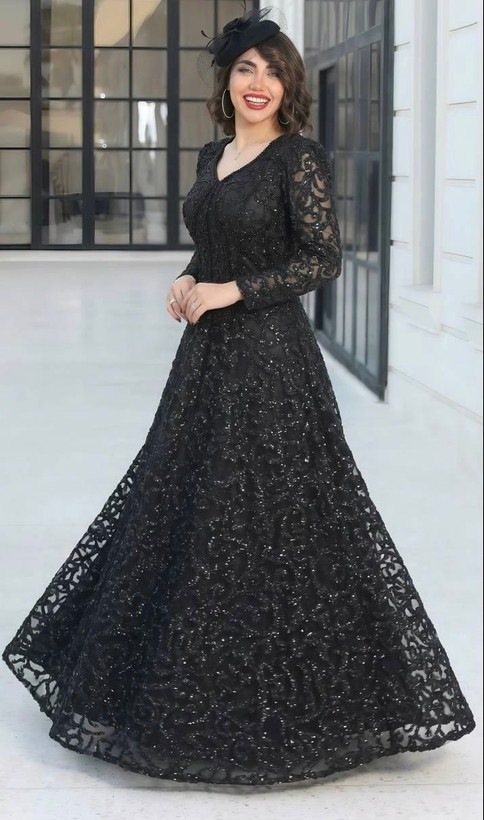پیراهن مجلسی زنانه و شب ماکسی مدل سارا مزونی (اقساطی)