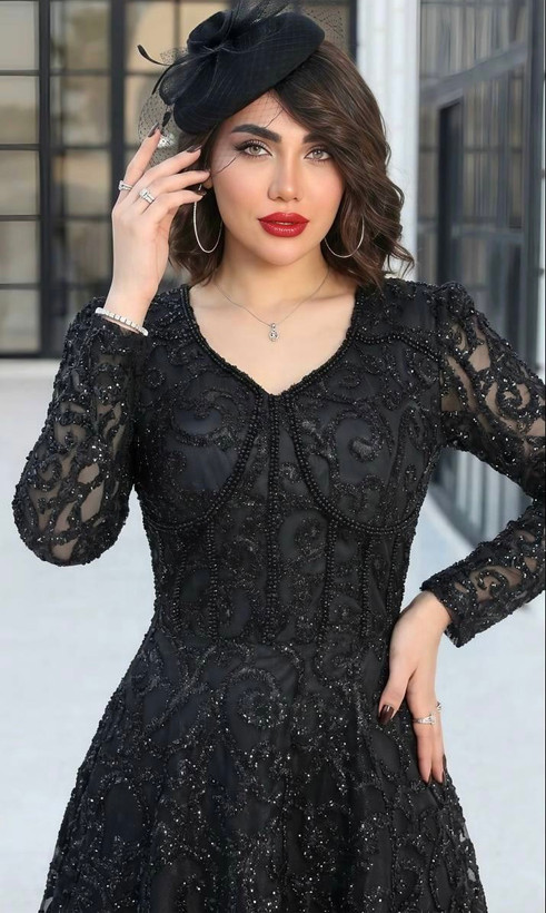 پیراهن مجلسی زنانه و شب ماکسی مدل سارا مزونی (اقساطی)