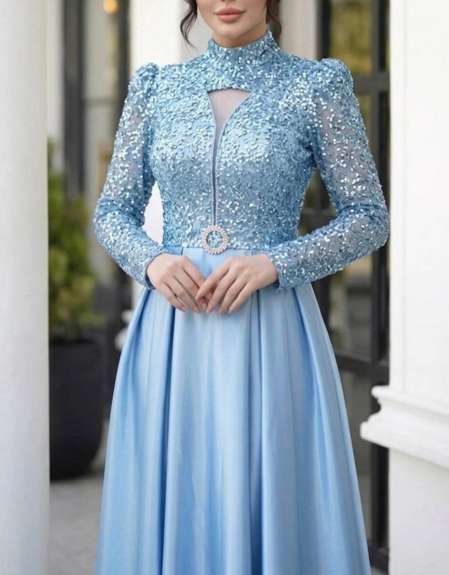 پیراهن مجلسی زنانه و شب ماکسی مدل سیندرلا