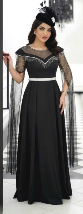 پیراهن مجلسی زنانه و شب ماکسی مدل فرشته ۳