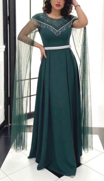 پیراهن مجلسی زنانه و شب ماکسی مدل فرشته ۳