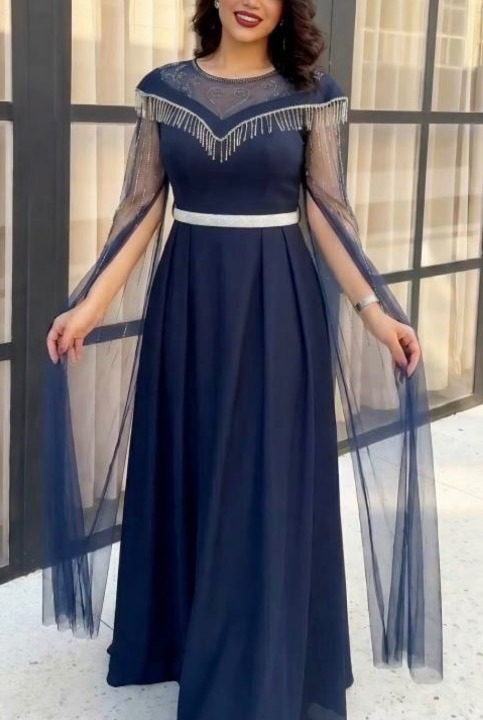 پیراهن مجلسی زنانه و شب ماکسی مدل فرشته ۳