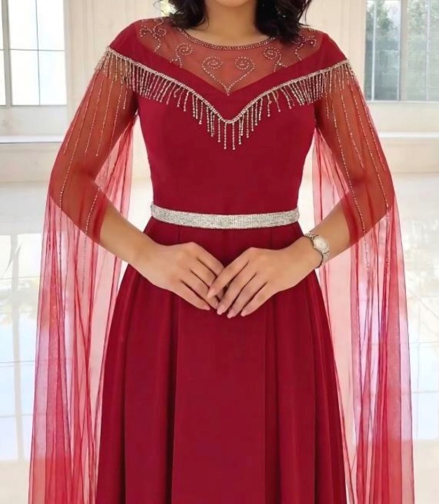پیراهن مجلسی زنانه و شب ماکسی مدل فرشته ۳