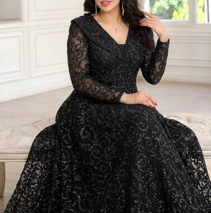 پیراهن مجلسی زنانه و شب ماکسی مدل سایه