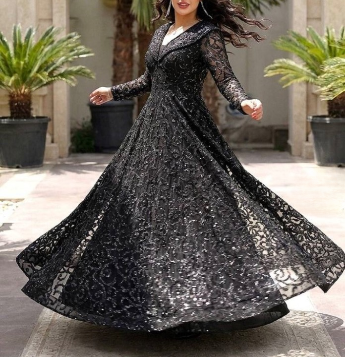 پیراهن مجلسی زنانه و شب ماکسی مدل سایه