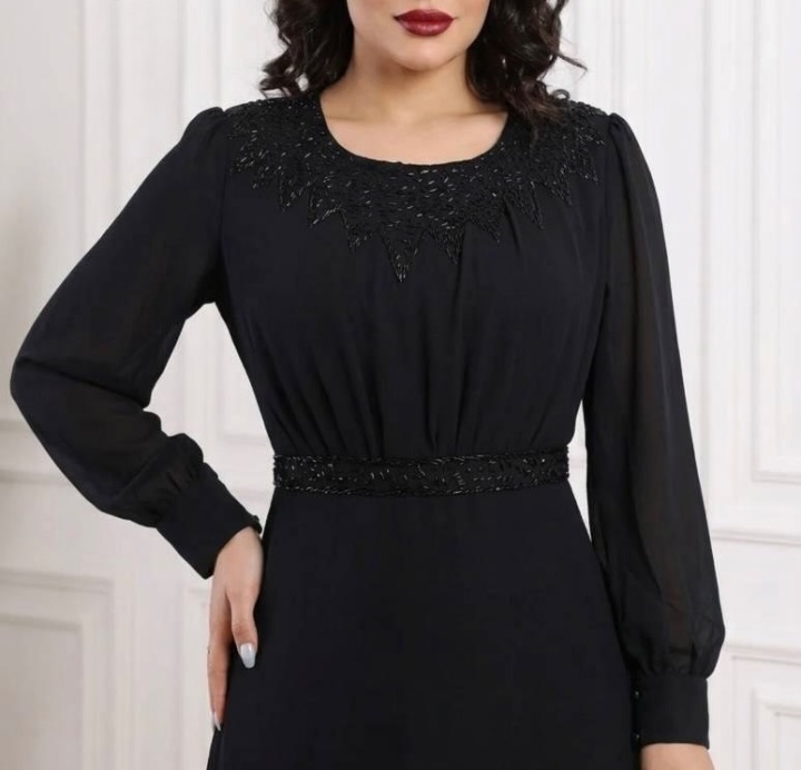 پیراهن مجلسی زنانه و ماکسی و شب مدل مریم سایز بزرگ