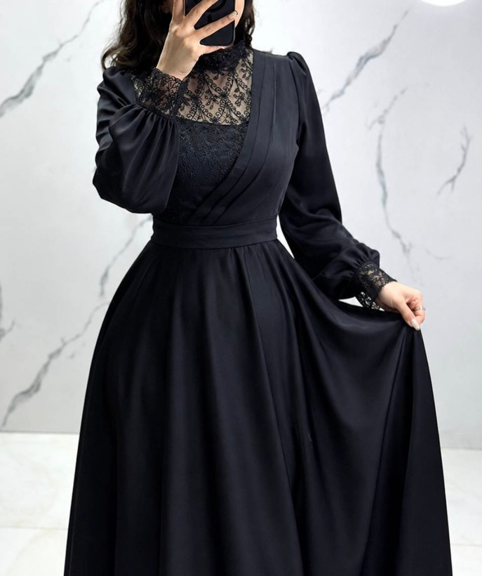 پیراهن مجلسی و شب ماکسی مدل الیزابت تک