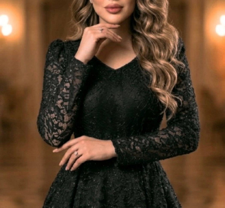 پیراهن مجلسی زنانه و شب ماکسی مدل ستاره تک سایز بزرگ