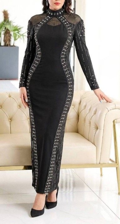 پیراهن مجلسی زنانه و ماکسی و شب مدل ثنا سایز بزرگ