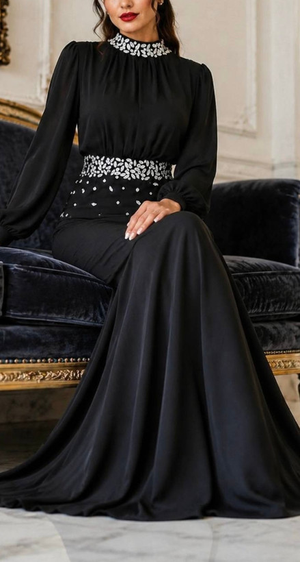پیراهن مجلسی زنانه و شب ماکسی مدل الیزه