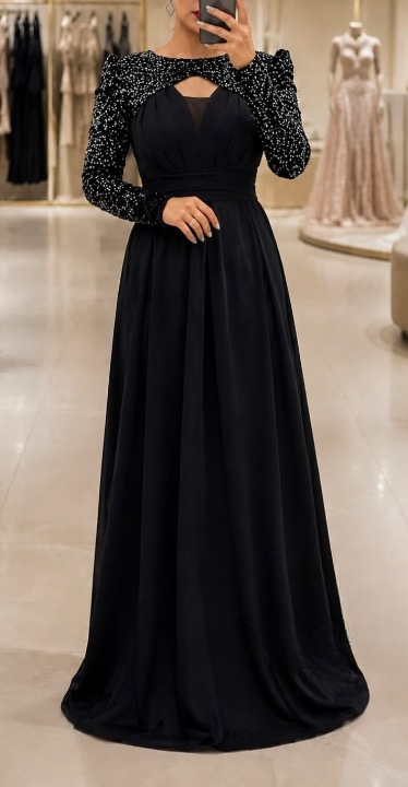 لباس مجلسی و شب ماکسی مدل هیلی