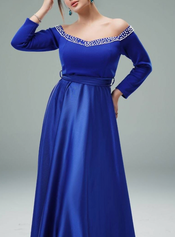 پیراهن زنانه مجلسی و شب ماکسی مدل الیسا۲