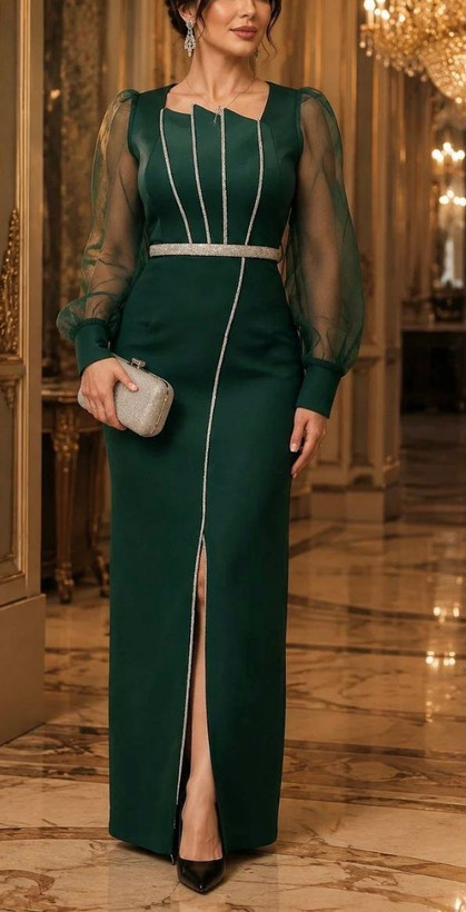 پیراهن مجلسی و شب ماکسی مدل شاپرک