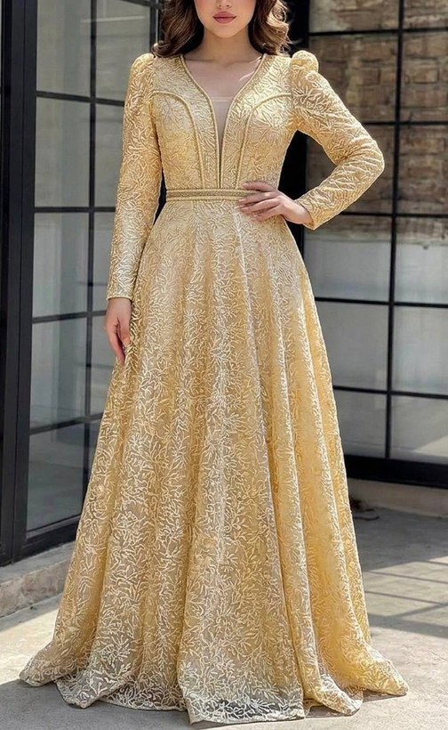 پیراهن زنانه مجلسی و شب ماکسی مدل بهار شاینی