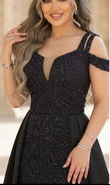 پیراهن زنانه مجلسی و شب ماکسی مدل دو دامنه دلسا استار