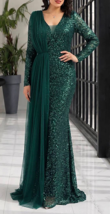 پیراهن مجلسی زنانه و شب ماکسی مدل صنوبر (اقساطی)