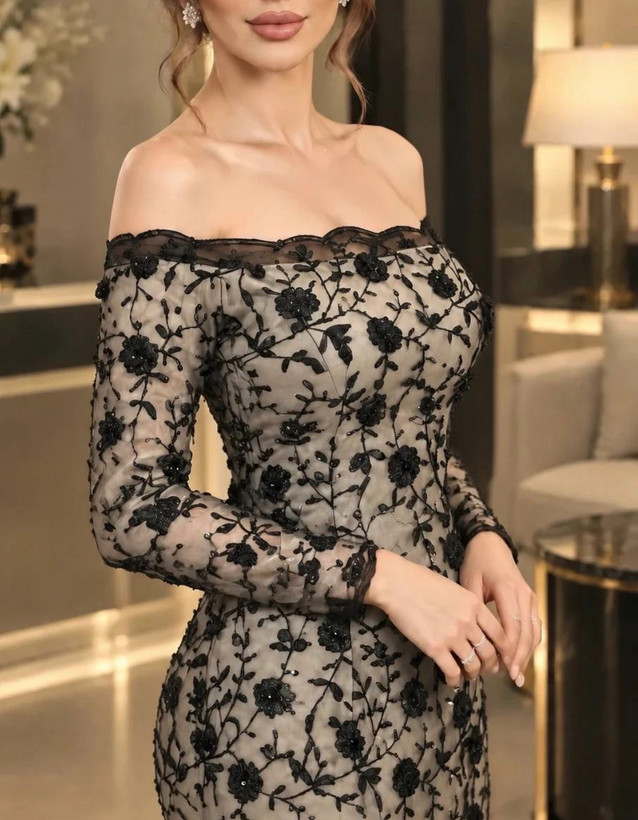 پیراهن مجلسی زنانه و شب ماکسی مدل ویولت۲