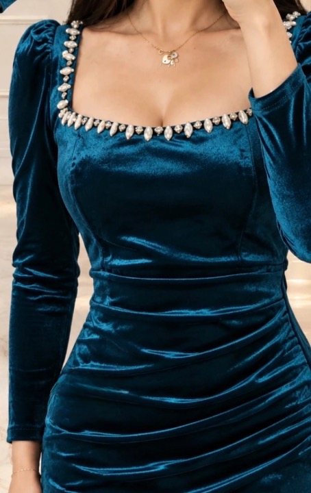 لباس مجلسی و شب میدی مدل پرستو