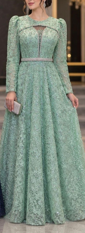 پیراهن زنانه مجلسی و شب ماکسی مدل ساچیل