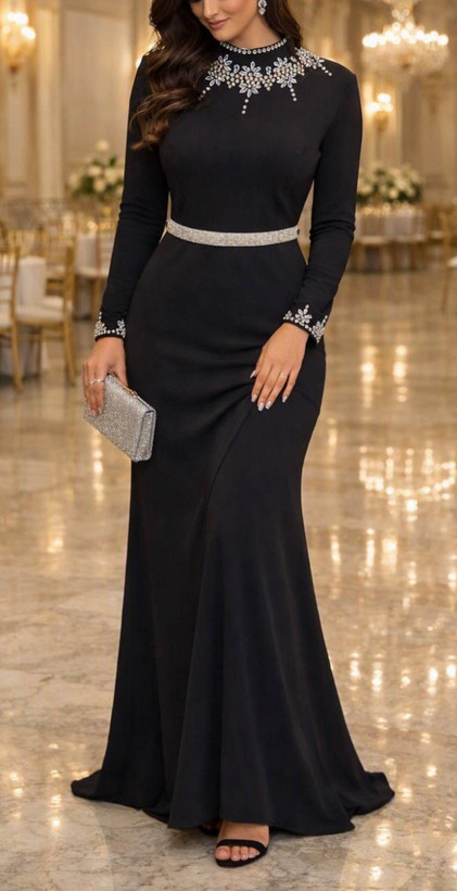 پیراهن زنانه مجلسی و شب ماکسی مدل سحر