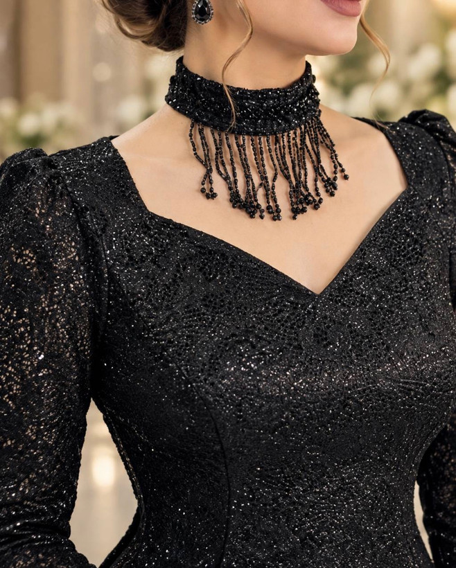 پیراهن مجلسی زنانه و شب ماکسی مدل شیرین