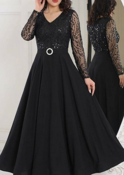 پیراهن مجلسی زنانه و ماکسی و شب مدل چیچک سایز بزرگ