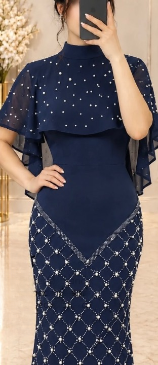 لباس مجلسی زنانه و شب ماکسی مدل پریسیما
