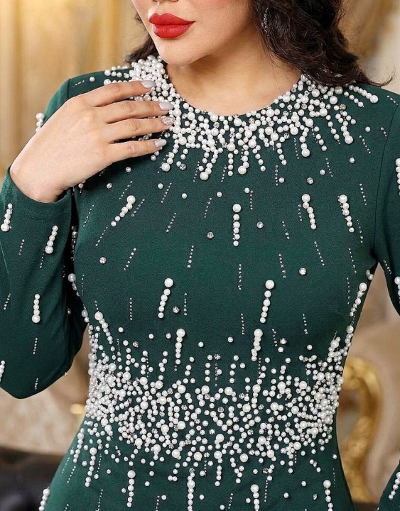 پیراهن مجلسی زنانه و ماکسی و شب مدل صبا ۳