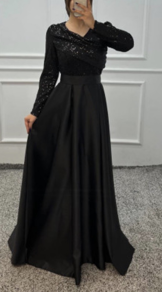 لباس مجلسی و شب ماکسی مدل کاتیا سایز بزرگ